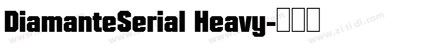 DiamanteSerial Heavy字体转换